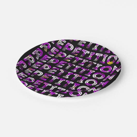 Assiettes En Carton Répétition (Angle)