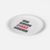 Assiettes En Carton Répétition de la pièce de sommeil (Angle)