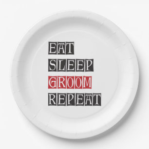Assiettes En Carton Répétition de la pièce de sommeil