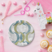 Assiettes En Carton Répétition géométrique III (Fête)