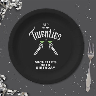 Assiettes En Carton Repose branchée sur My Twenties 30th Birthday Part