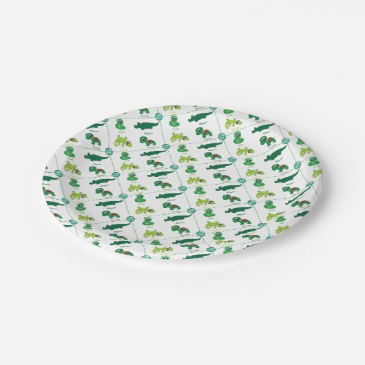 Assiettes En Carton reptile (Angle)