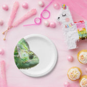 Assiettes En Carton Reptile exotique (Fête)