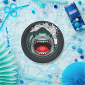 Assiettes En Carton Requin (Fête)