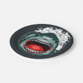 Assiettes En Carton Requin (Angle)