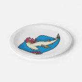Assiettes En Carton Requin de Hammerhead (Angle)