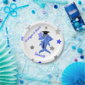 Assiettes En Carton Requin drôle d'obtention du diplôme (Fête)