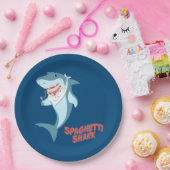 Assiettes En Carton Requin spaghetti (Fête)