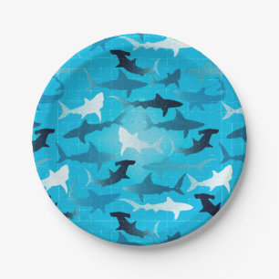Assiettes En Carton requins !