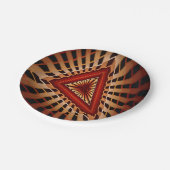 Assiettes En Carton Réseau d'Imaginaires 3D Conception graphique fract (Angle)