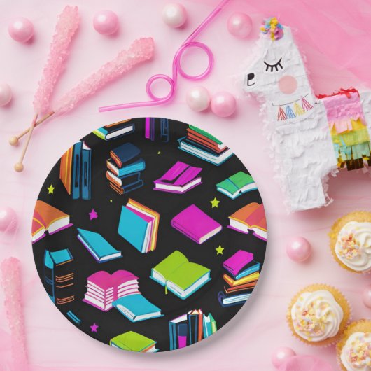 Assiettes En Carton Réservation Colorée (Fête)