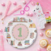 Assiettes En Carton Réserver Thème Premier Anniversaire Plaque (Fête)