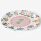 Assiettes En Carton Réserver Thème Premier Anniversaire Plaque (Angle)