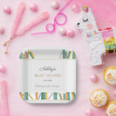 Assiettes En Carton Réserver thème Storybook Baby shower (Fête)