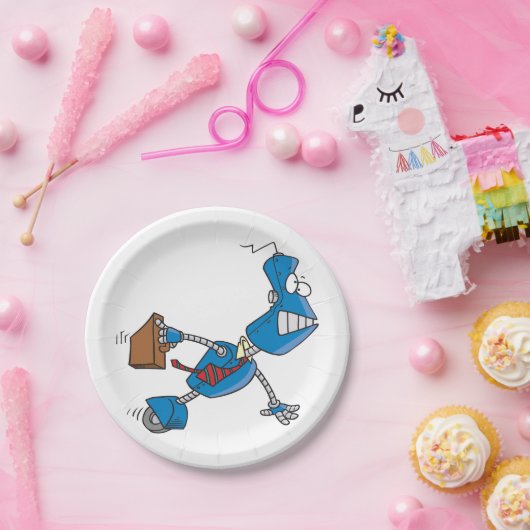 Assiettes En Carton Responsable de l'entreprise Robot (Fête)