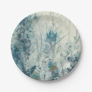 Assiettes En Carton Ressort bleu