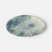 Assiettes En Carton Ressort bleu (Angle)