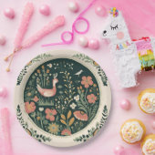 Assiettes En Carton Ressort folklorique (Fête)