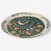 Assiettes En Carton Ressort folklorique (Angle)