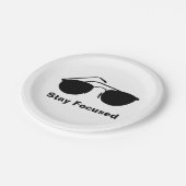 Assiettes En Carton Restez concentrés en 2026 (Angle)