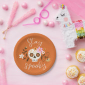 Assiettes En Carton Restez Éffrayant (Fête)