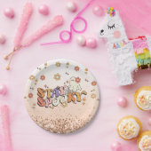 Assiettes En Carton Restez Éffrayant Élégant Halloween Retro Cute Girl (Fête)