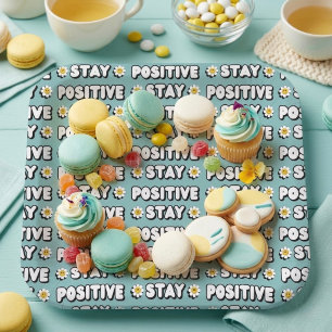 Assiettes En Carton Restez Positif