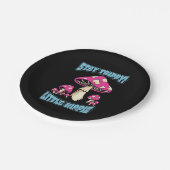 Assiettes En Carton Restez Trippy ! Petit Hippie (Angle)