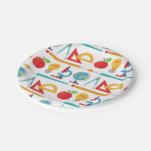 Assiettes En Carton Retour Au Motif De L'École - Enseignants (Angle)