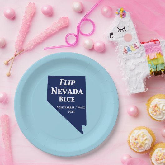 Assiettes En Carton Retourner Nevada Blue en 2024 (Fête)