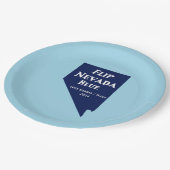 Assiettes En Carton Retourner Nevada Blue en 2024 (Angle)