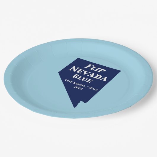 Assiettes En Carton Retourner Nevada Blue en 2024 (Angle)