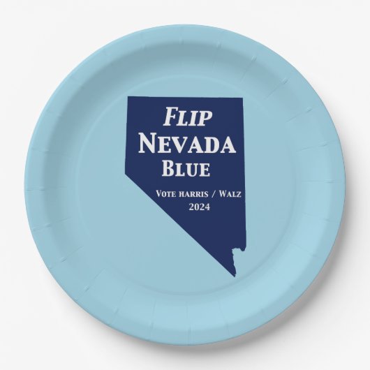Assiettes En Carton Retourner Nevada Blue en 2024 (Devant)