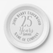 Assiettes En Carton Retraite ou service long (Devant)