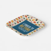 Assiettes En Carton Retraite pour les amoureux du Camping (Angulaire)