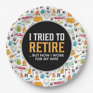 Assiettes En Carton Retraite pour les amoureux du Camping