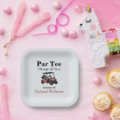 Assiettes En Carton Retraite Red Golf Panier Par Tee Thème (Fête)