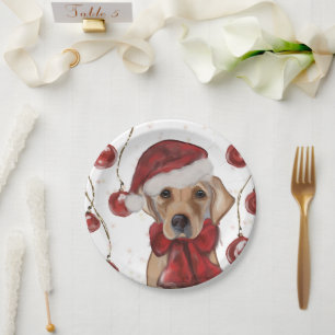 Assiettes En Carton Retriever du Labrador