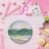 Assiettes En Carton Retro Anniversaire Plage Pique-nique (Fête)