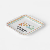 Assiettes En Carton Retro Boho Daisy 2025 Grad Party (Angulaire)