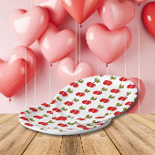 Assiettes En Carton Retro Cherry Berry 1er anniversaire Rouge et vert