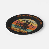 Assiettes En Carton Retro Halloween Happy Haunting Haunting Haunting H (Angle)