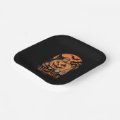 Assiettes En Carton Retro Halloween Long Live Automne Éffrayante saiso (Angulaire)