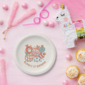 Assiettes En Carton Retro hiver Père Noël Noël fête d'anniversaire (Fête)