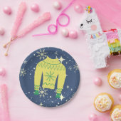 Assiettes En Carton Retro Holiday Fête de Noël laide (Fête)