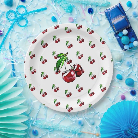 Assiettes En Carton Rétro mignon comme les plaques à papier de partie (Fête)