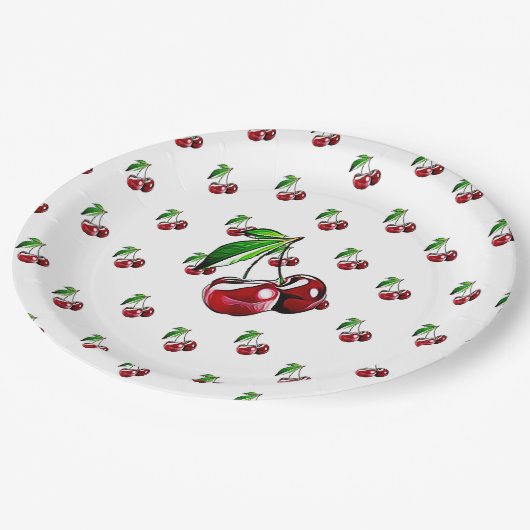 Assiettes En Carton Rétro mignon comme les plaques à papier de partie (Angle)