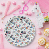 Assiettes En Carton Retro Patriotic USA 4 juillet (Fête)