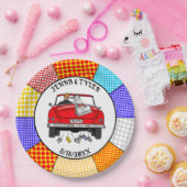 Assiettes En Carton Retro Pop Art Mr & Mrs. | Je viens de me marier (Fête)