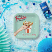 Assiettes En Carton Retro Poutine a Ring on It! Bachelorette de Montré (Fête)